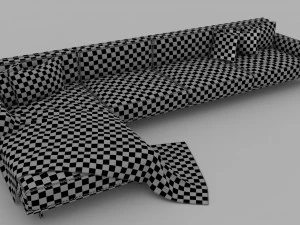 sofa seat 3D Model