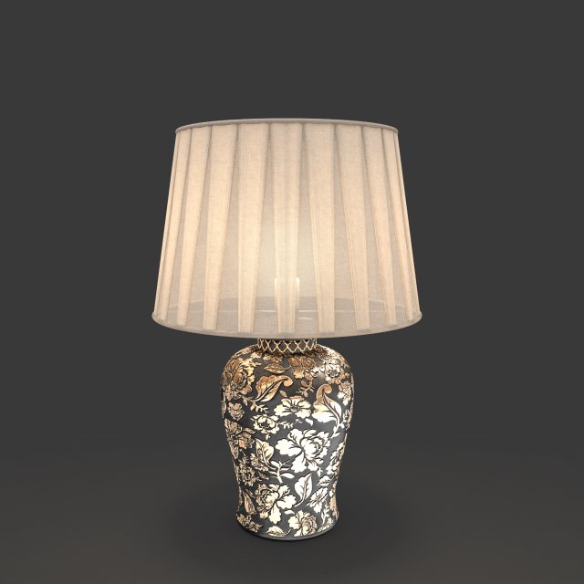 bedside lamp 3D Model .c4d .max .obj .3ds .fbx .stl .blend