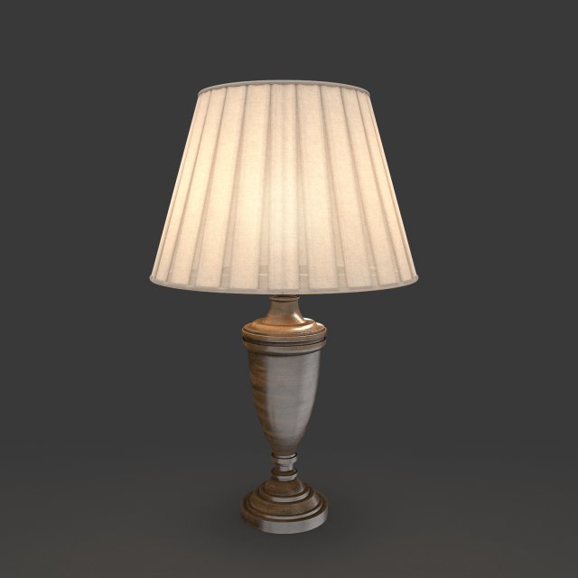 bedside lamp 3D Model .c4d .max .obj .3ds .fbx .stl .blend 