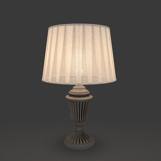bedside lamp 3D 模型 .c4d .max .obj .3ds .fbx .stl .blend