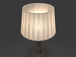 bedside lamp 3D 模型
