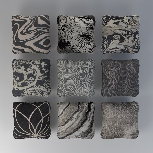 pillow pack 3D Модель .c4d .max .obj .3ds .fbx .stl .blend 