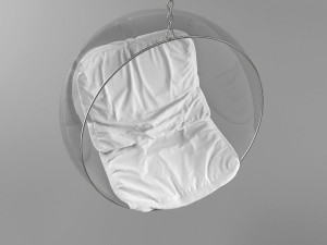 hanging bubble chair Modello 3D