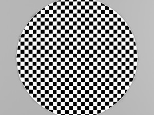 carpet pack 3 circular leather carpets Modelo 3D