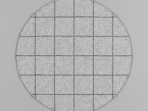 carpet pack 3 circular leather carpets Modelo 3D