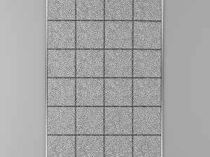 carpet pack 4 rectangular leather carpets 3D Model