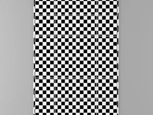 carpet pack 5 rectangular leather carpets 3D Model