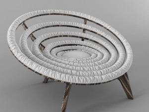 spiral chair dunelli 3D Model