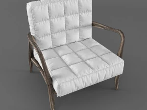 mid-century armchair 3D Model