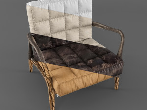 mid-century armchair 3Dモデル