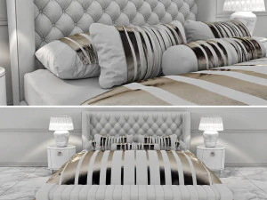 ベッド 3Dモデル