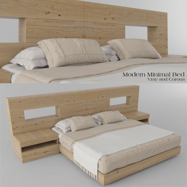 bed Modelo 3D .c4d .max .obj .3ds .fbx .stl .blend 