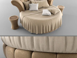 circular bed 3D Model