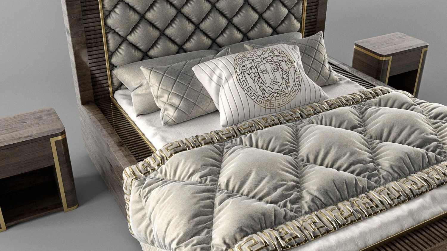cama cl&aacute;ssica Modelo 3D .c4d .max .obj .3ds .fbx .stl .blend 