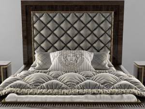 classic bed 3D-Modell