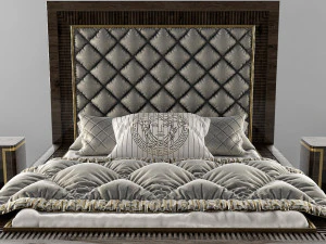 cama cl&aacute;ssica Modelo 3D