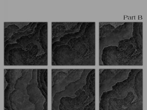 12 decorative stone tiles 3D Model