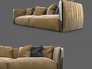 flexform italian sofa 3D 모델