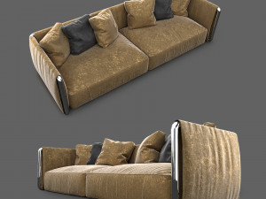 flexform italian sofa 3D 모델