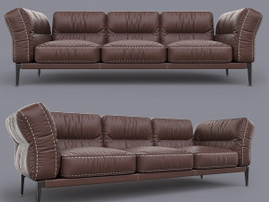 adda italian armchair 3 Modello 3D