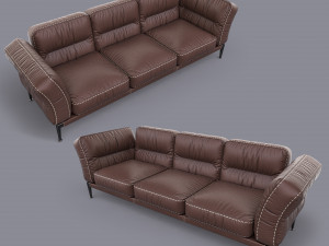 adda italian armchair 3 Modello 3D