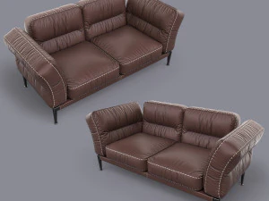 adda italian armchair 2 3D Model