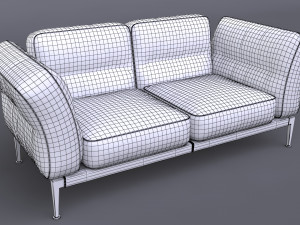 adda italian armchair 2 Modello 3D
