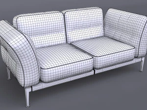 adda italian armchair 2 3D Model