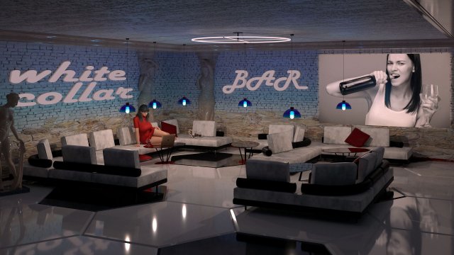 Set of upholstered furniture hey lazy 3D 모델 .c4d .max .obj .3ds .fbx .stl .blend 