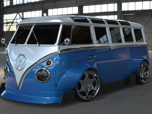 Volkswagen t1 3D Model