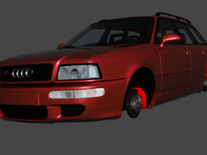 Audi RS2 Avant 3D Model