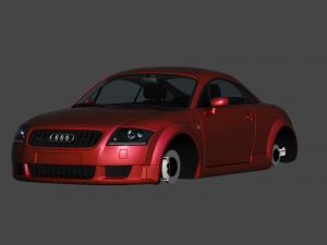Audi TT Coupe 32 quattro 3D Model