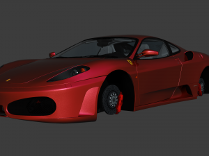 2004 Ferrari F430 3D Model