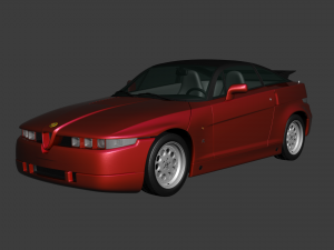 1989 Alfa-Romeo SZ 3D Model