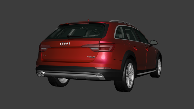 Download 2017 Audi A4 Allroad 3D Model