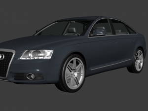 2011 Audi A6 sedan 3D Model