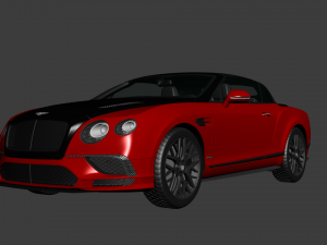 Bentley Continental GT Supersports Convertible 3D Model
