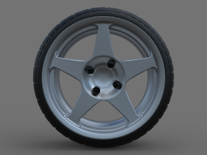 Wheel 002 3D Model