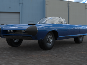 Cadillac Cyclone concept 1959 3D Model