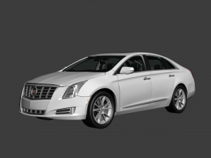 Cadillac XTS HQinterior 2013 3D Model