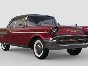 Chevrolet Bel Air Sport Coupe 1957 3D Model