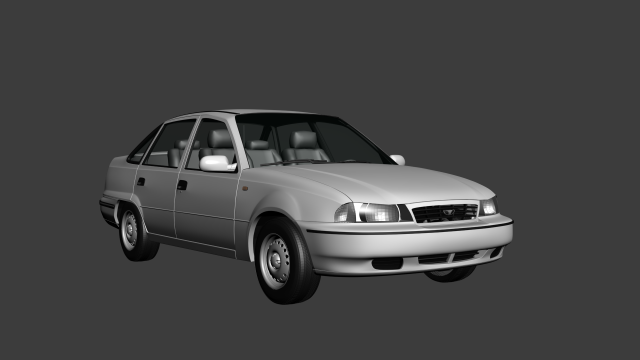 Download Daewoo Nexia Sedan 1996 3D Model