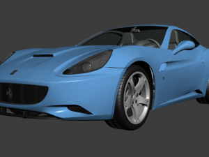 Ferrari California 2009 3D Model