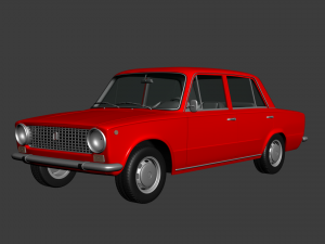 Fiat 124 1966 3D Model