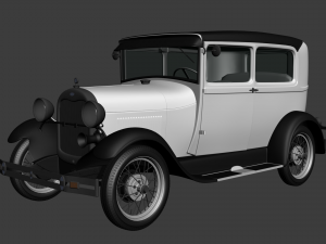 Model A Tudor 1929 3D Model
