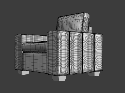 Armchair 3D Model