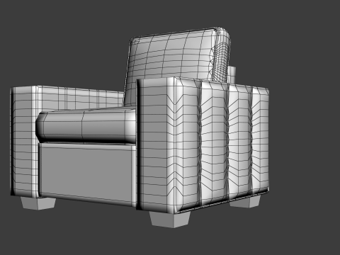 Armchair 3D Model