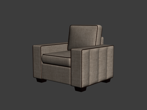 Armchair 3D Model