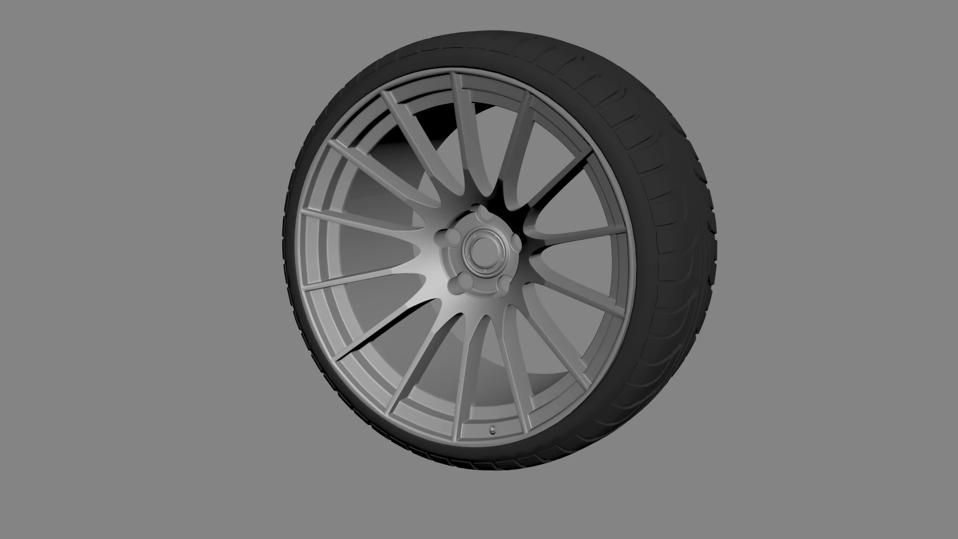 Колесо 001 3D Модель .c4d .max .obj .3ds .fbx .stl .blend 