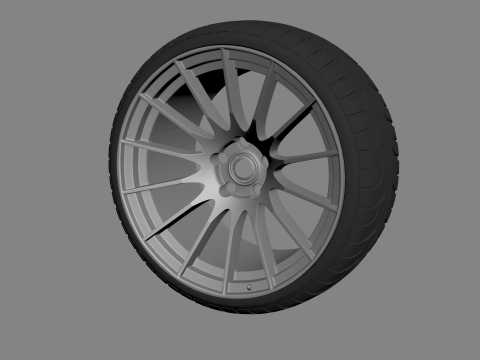 Wheel 001 3D मॉडल